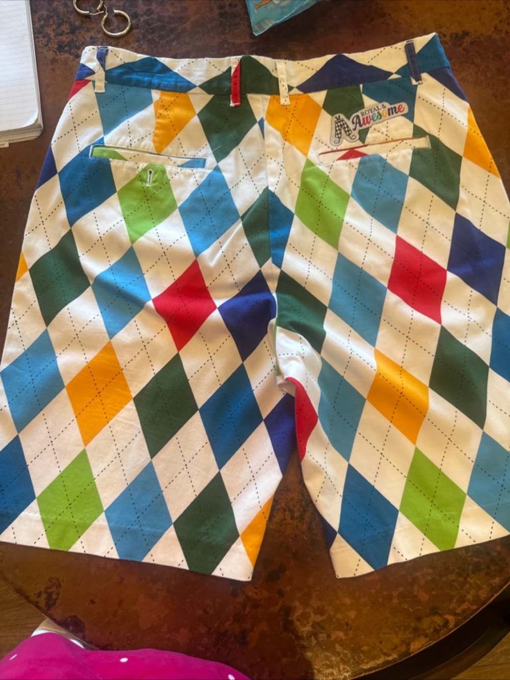 Royal & Awesome Golf Shorts